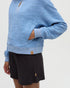 Tentree Women's Elkhorn 1/4 Zip - Lakeside Stone Flash Stripe