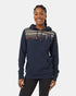 Tentree Women's Retro Juniper Hoodie - Midnight Blue Heather Mineral