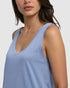 Tentree Women's Kinney Tank - Lakeside Blue Heather