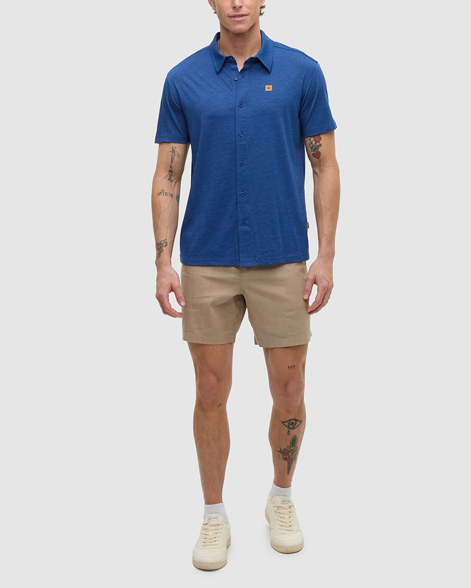 Tentree Men's Hawthorn Shirt - Nightfall Heather