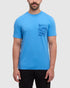 Tentree Men's TreeBlend Baker Pocket T-Shirt - Blue Lagoon Ridgeline