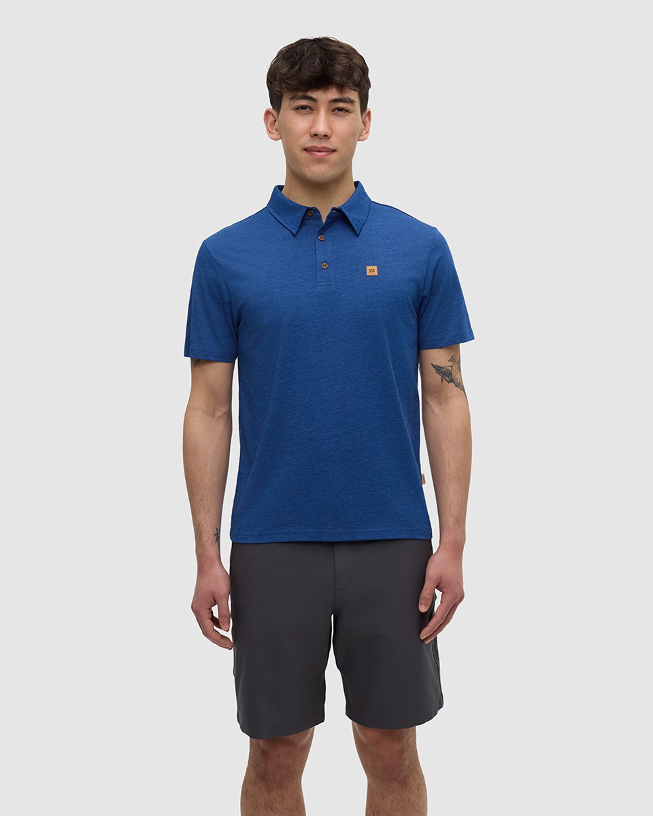 Tentree Men's Astir Polo - Nightfall Heather