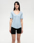 Tentree Women's TreeBlend Brackley T-Shirt - Blue Haze Heather