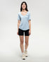 Tentree Women's TreeBlend Brackley T-Shirt - Blue Haze Heather