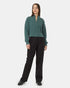 Tentree Women's Highline 1/4 Zip Mock Neck - Silver Pine