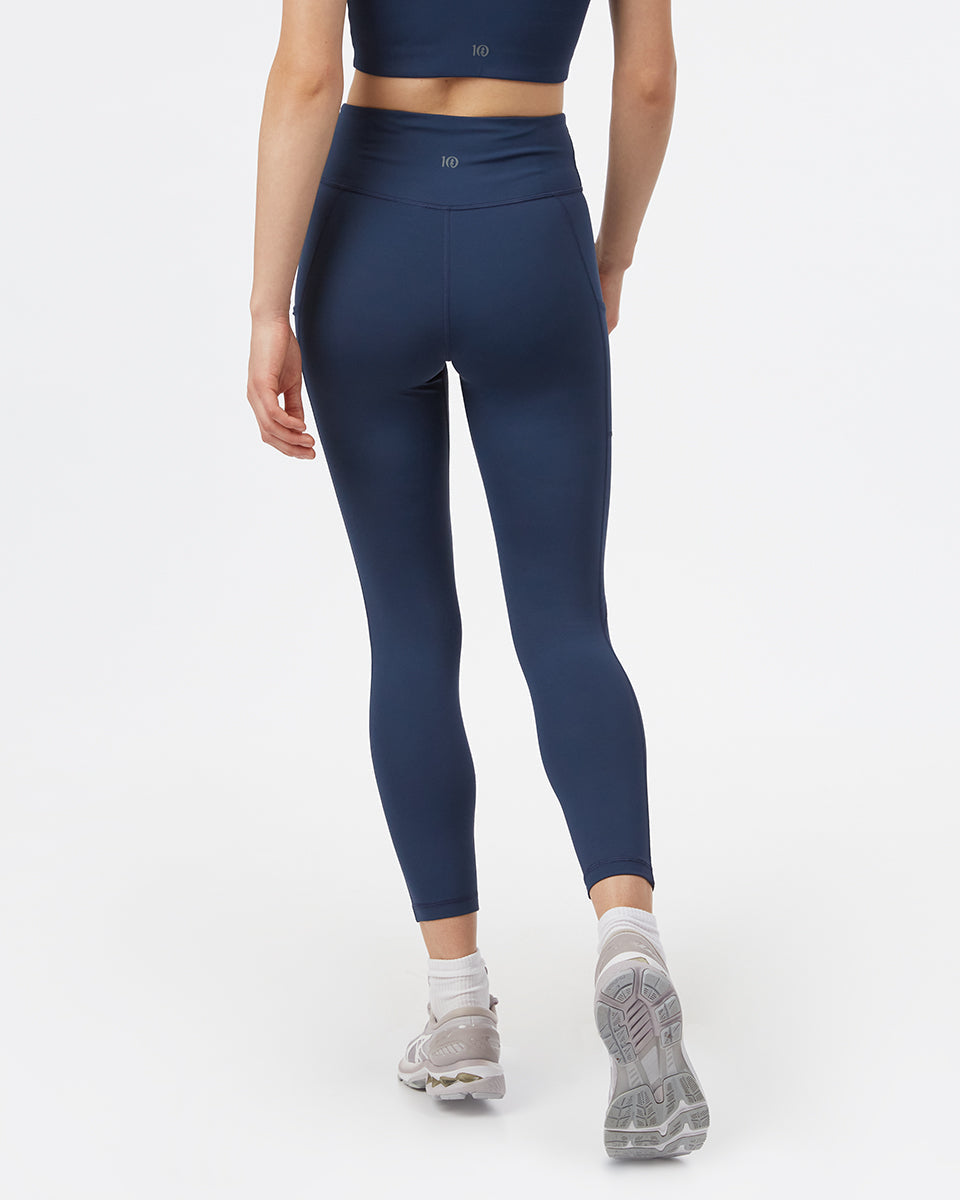 Tentree Women's InMotion 7/8 Pocket Legging - Moonlit Ocean