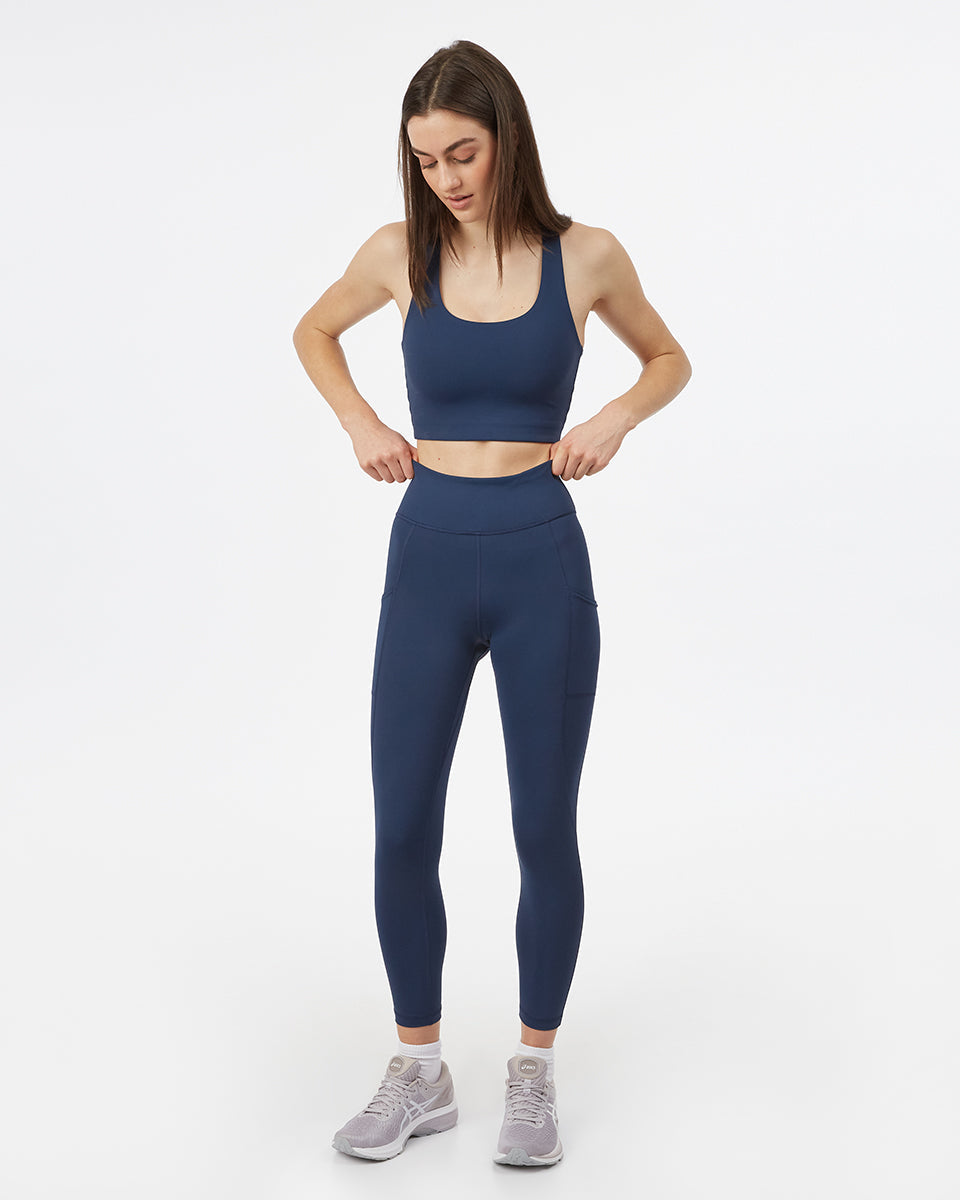 Tentree Women's InMotion 7/8 Pocket Legging - Moonlit Ocean