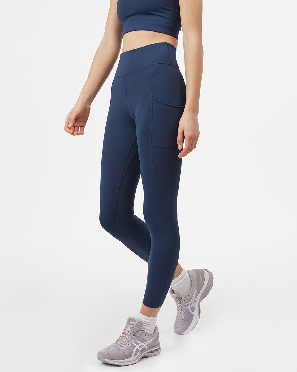 Tentree Women's InMotion 7/8 Pocket Legging - Moonlit Ocean