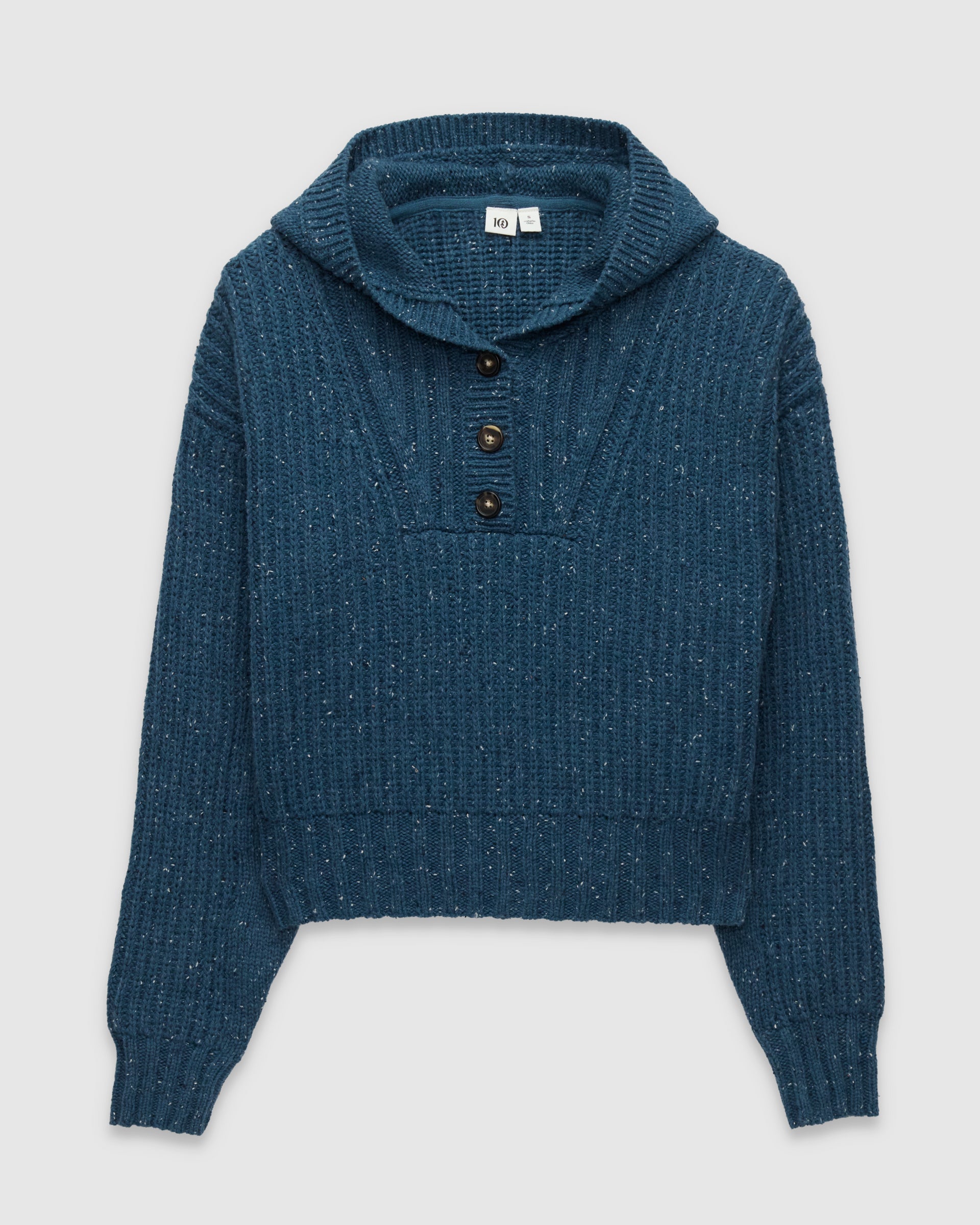 Tentree Women's Temple Fleck Sweater - Blue Horizon Fleck