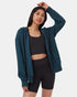 Tentree Women's TreeFleece Oversized Zip Hoodie - Reflecting Pond