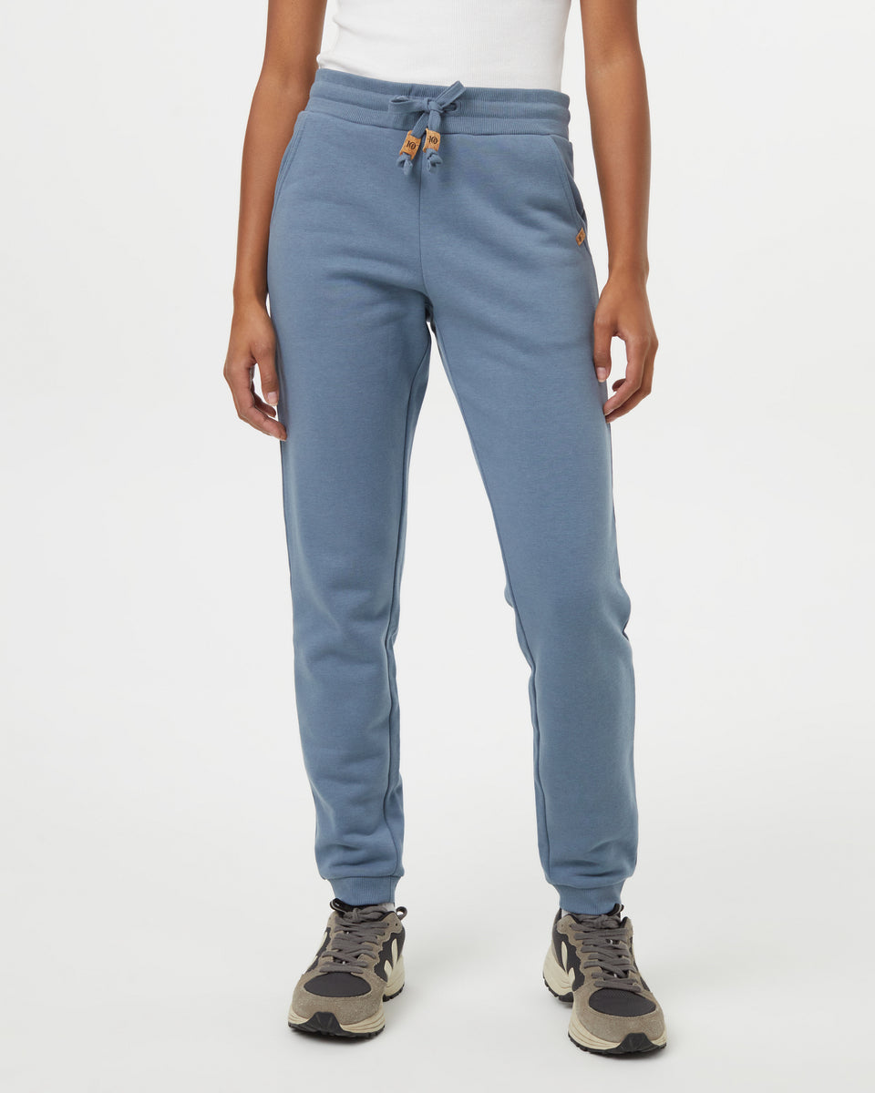 Tentree Women's TreeFleece Bamone Sweatpant - Blue Mirage