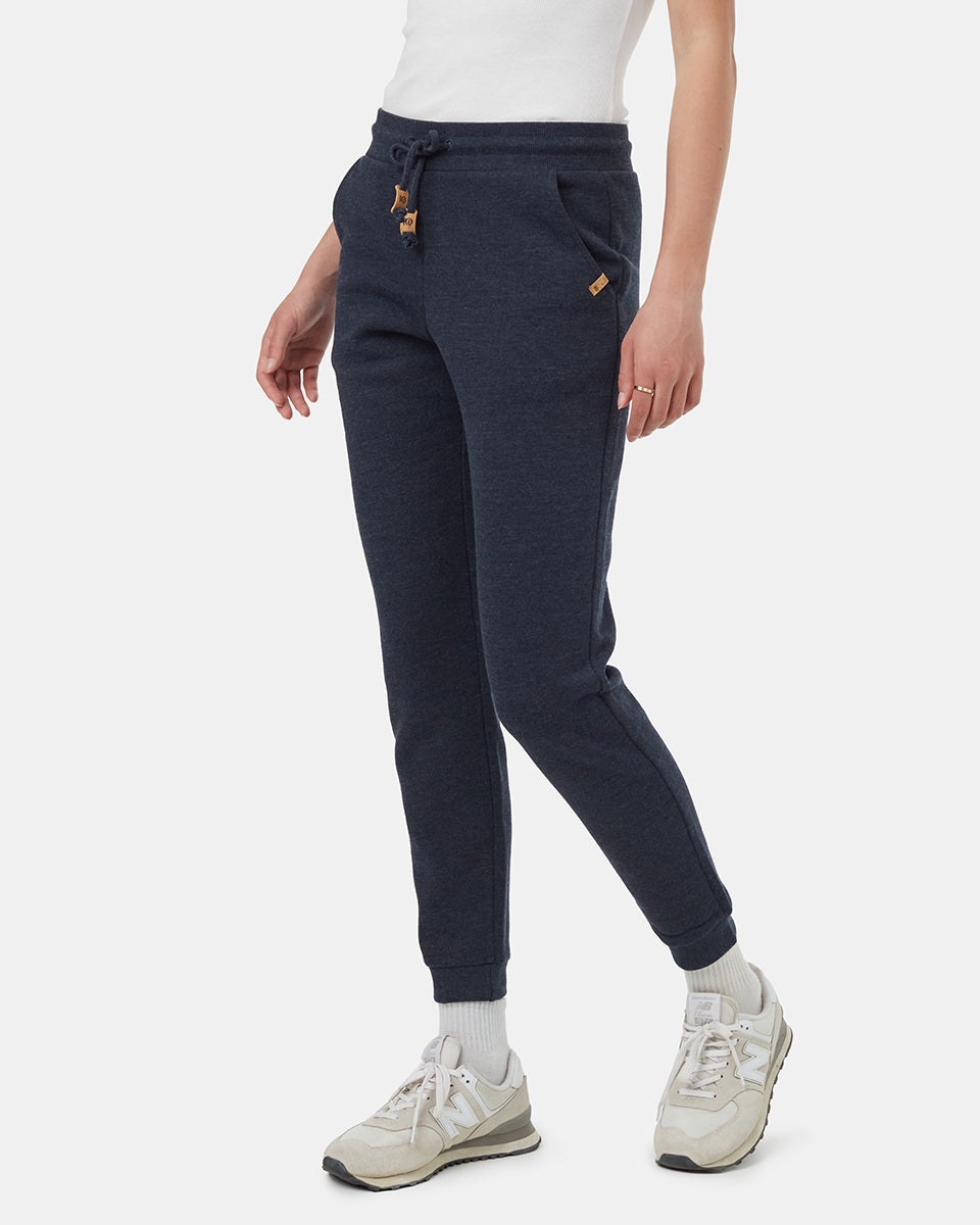 Tentree Bamone Sweatpant - Midnight Blue Heather