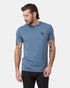 Tentree Peru Embroidered Llama T-Shirt - Vintage Blue