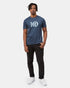 Tentree Woodgrain Ten T-Shirt - Moonlit Ocean Heather