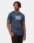 Tentree Woodgrain Ten T-Shirt - Moonlit Ocean Heather