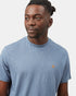 Tentree Hemp Step Hem T-Shirt - Vintage Blue Heather
