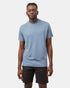 Tentree Hemp Step Hem T-Shirt - Vintage Blue Heather