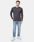 Tentree TreeBlend Baker Longsleeve - Dark Grey Heather
