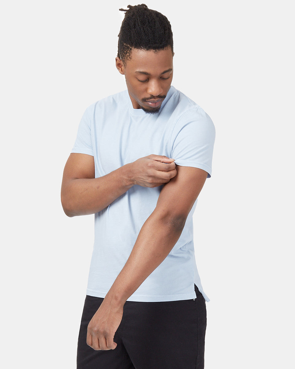 Tentree Natural Dye Step Hem - Blue Fog