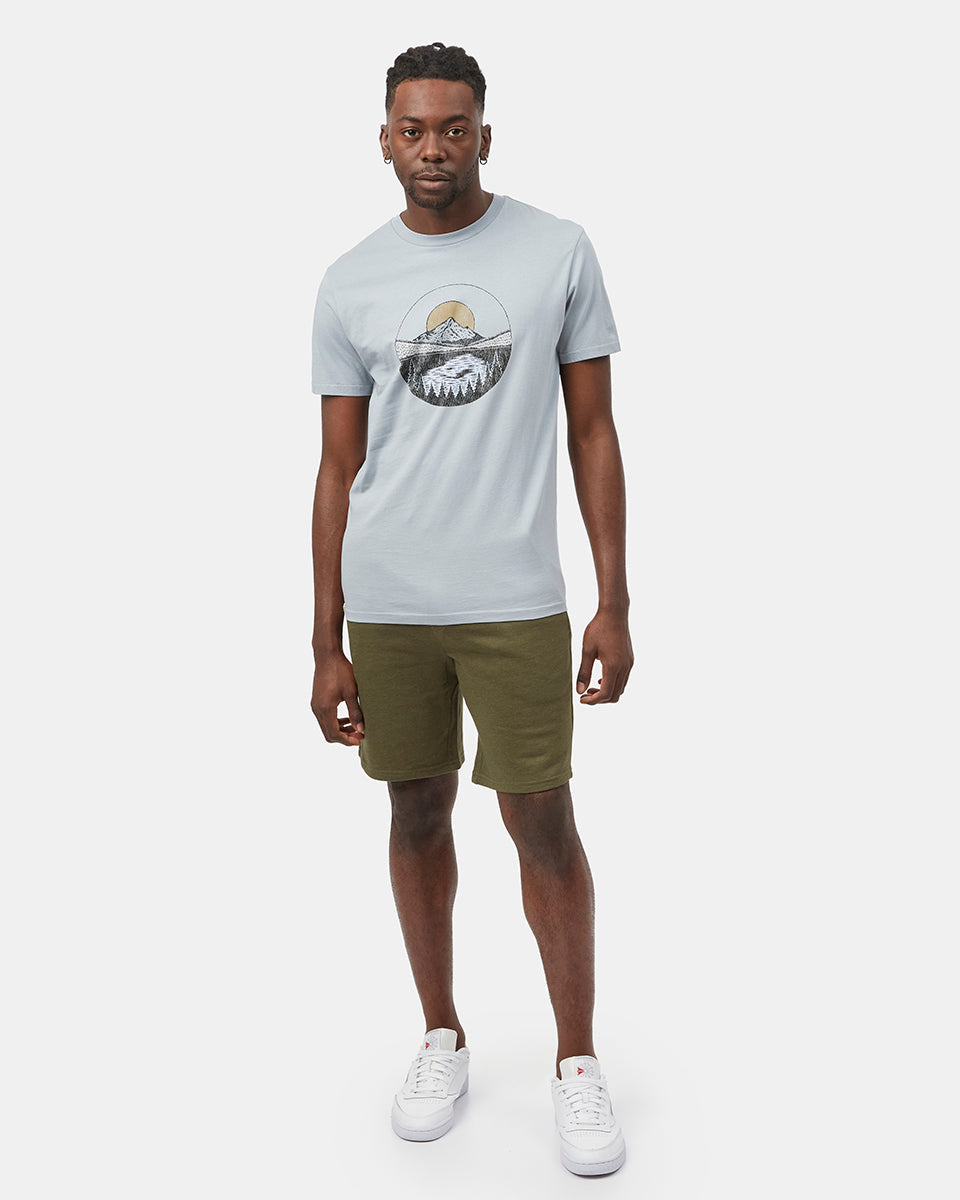 Tentree Portal T-Shirt - Blue Fog