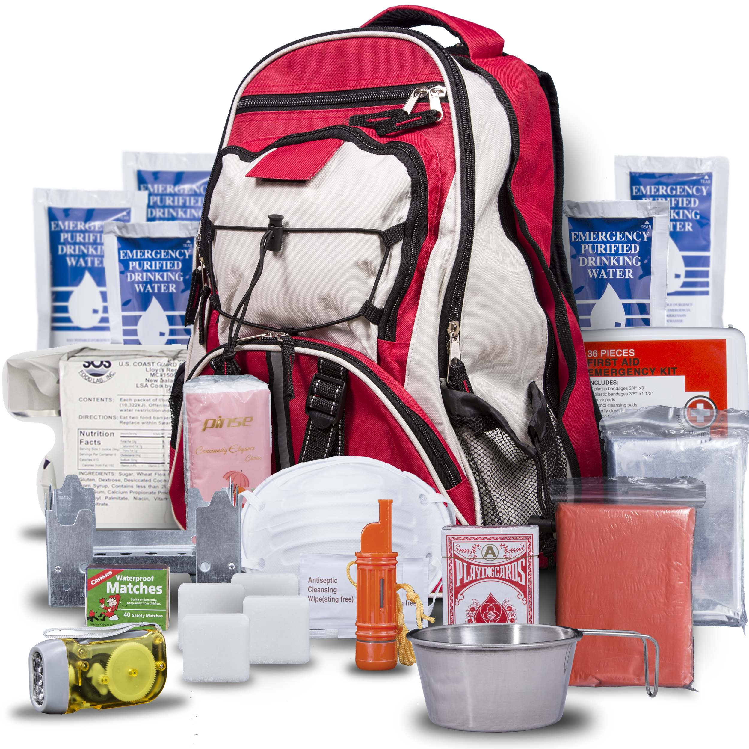 Blue Coolers Blue Seventy-Two PRO SERIES - Deluxe 3 Day Emergency Kit for 1 Person