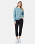 Tentree Women's Plant Trees Crew - Storm Blue Heather
