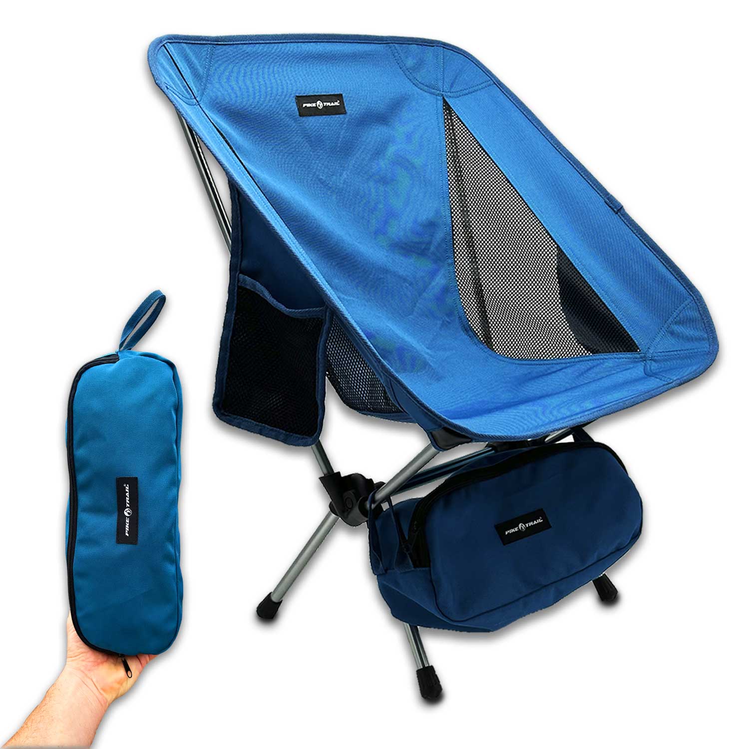 Pike Trail Ultralight Compact Outdoor Camping Tailgate Festival Beach Chair by Pike Trail