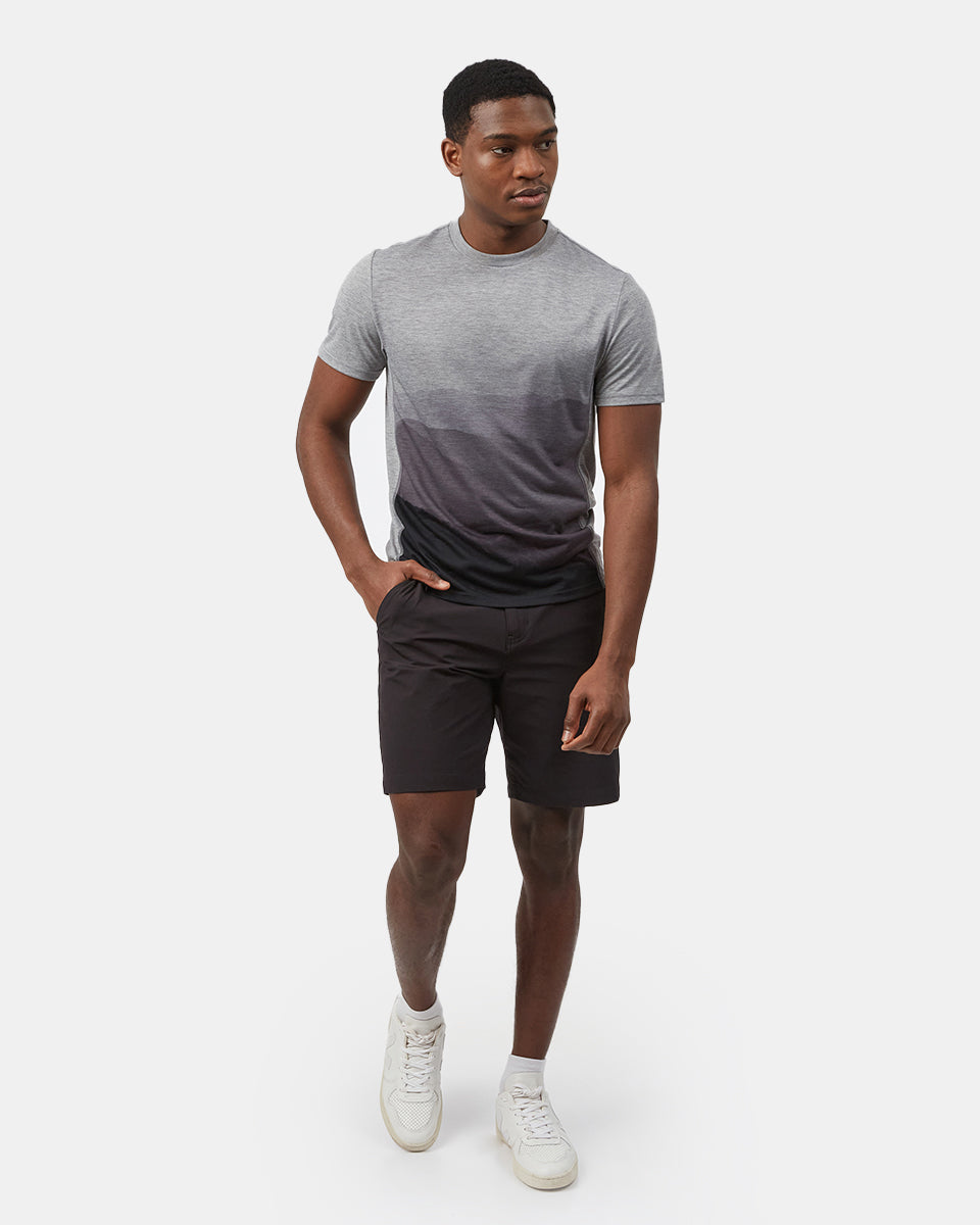 Tentree inMotion T-Shirt - Hi Rise Grey Heather Hi Rise Grey Mountain Sub