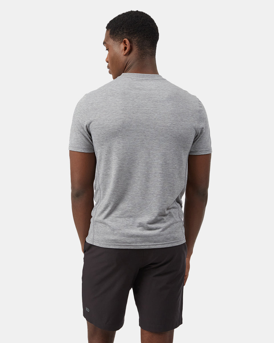 Tentree inMotion T-Shirt - Hi Rise Grey Heather Hi Rise Grey Mountain Sub