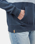 Tentree Blocked Banshee Hoodie - Hi Rise Grey Heather Blue Fog Moonlit Ocean