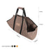 White Duck Boat Shape Canvas Firewood Log Carriers