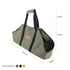 White Duck Boat Shape Canvas Firewood Log Carriers