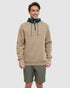 Tentree Men's Whistler 1/4 Zip - Khaki Jasper