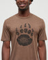 Tentree Men's Bear Claw T-Shirt - Clove Heather Meteorite Black