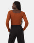 Tentree Women's Rib Box Neck Longsleeve - Toffee