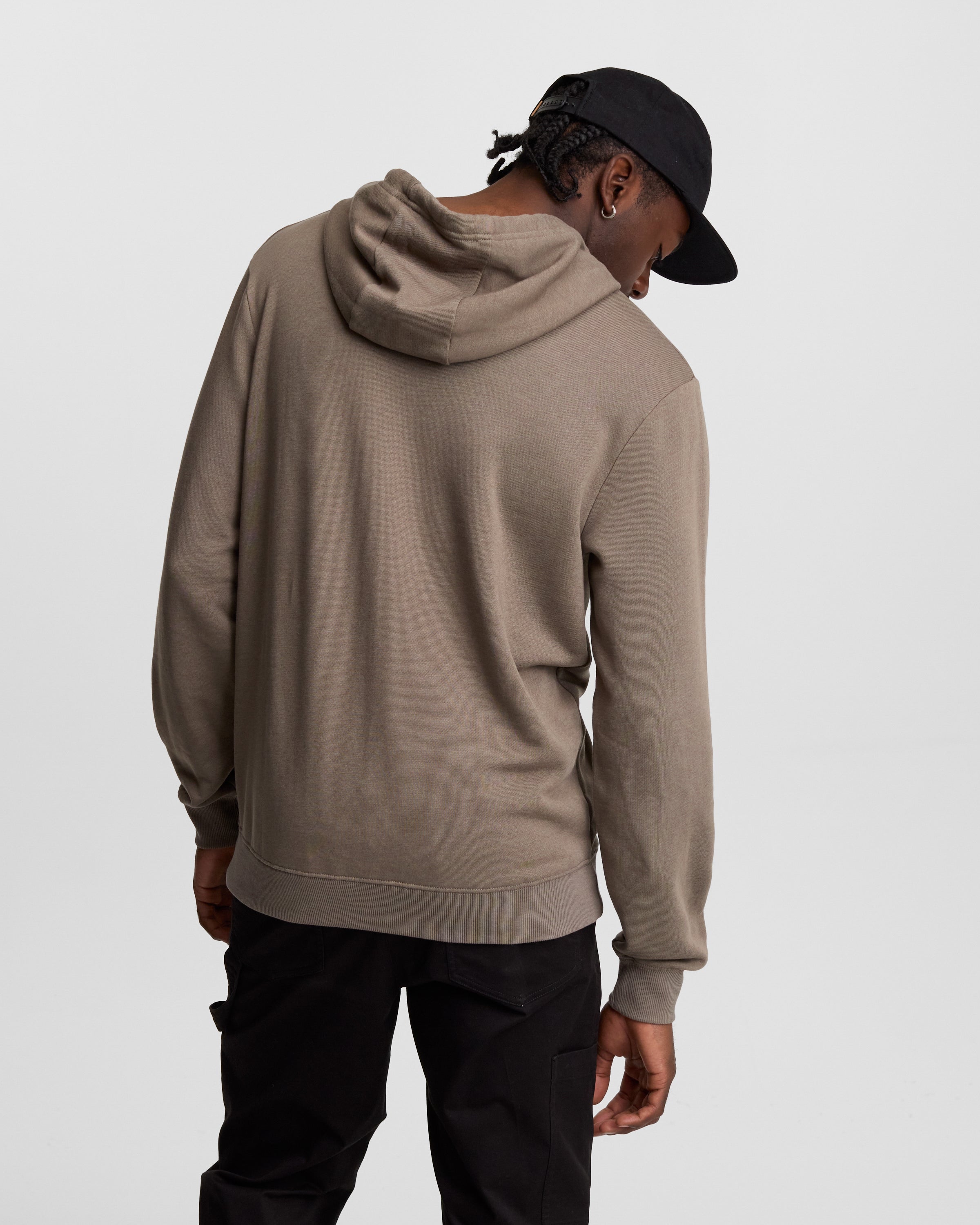 Tentree Men's Trees Hoodie - Clay Meteorite Black