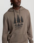 Tentree Men's Trees Hoodie - Clay Meteorite Black
