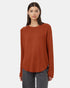 Tentree Women's Soft EcoTerry Shirttail Crew - Toffee