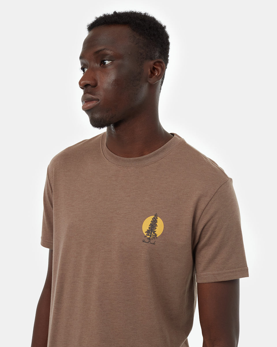 Tentree Men's Douglas Fir T-Shirt - Fossil Meteorite Black