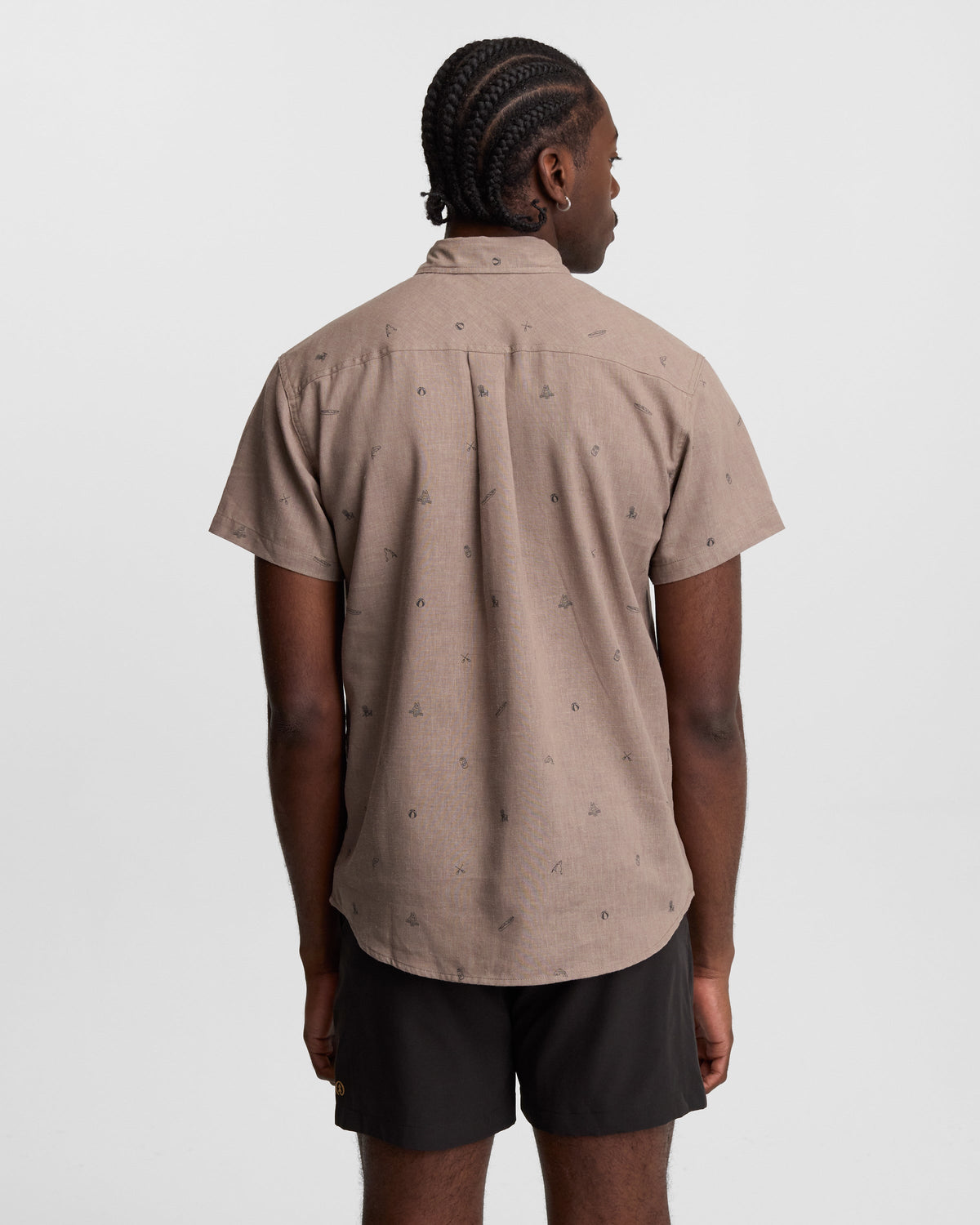 Tentree Men's Lake Life Mancos Shirt - Clay Lake Life