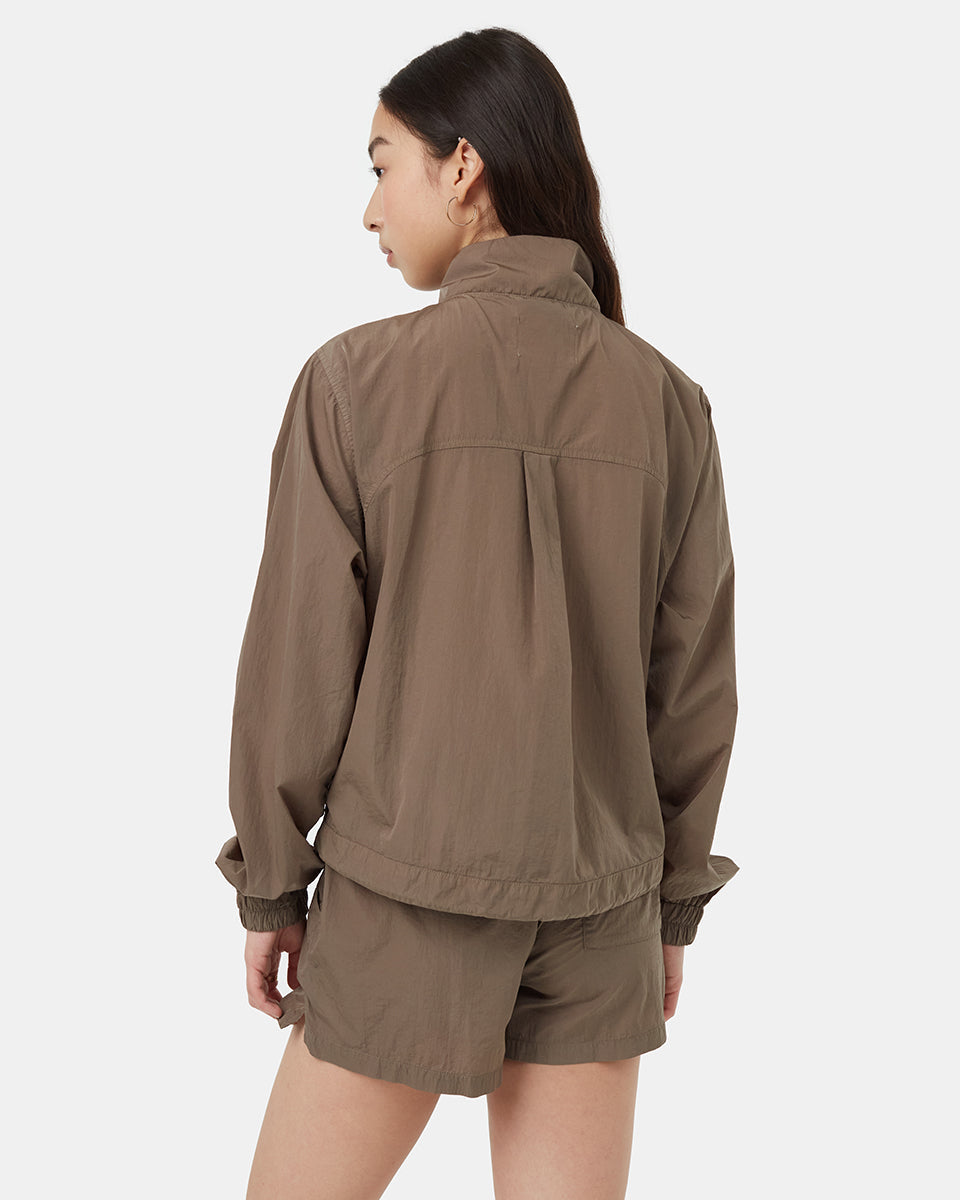 Tentree Women's Recycled Nylon Short Jacket - Falcon