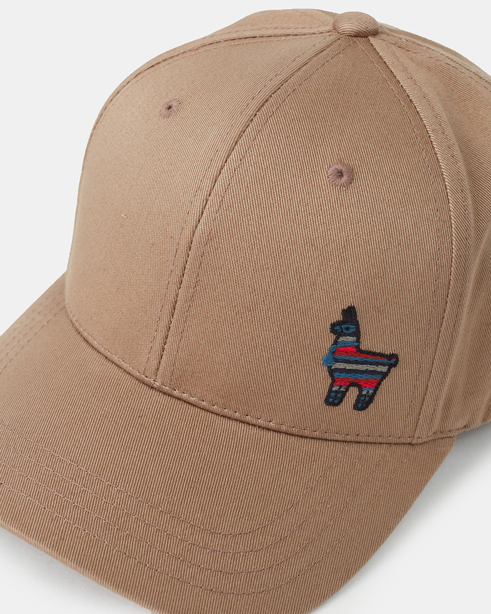Tentree Peru Embroidered Llama Elevation Hat - Fossil