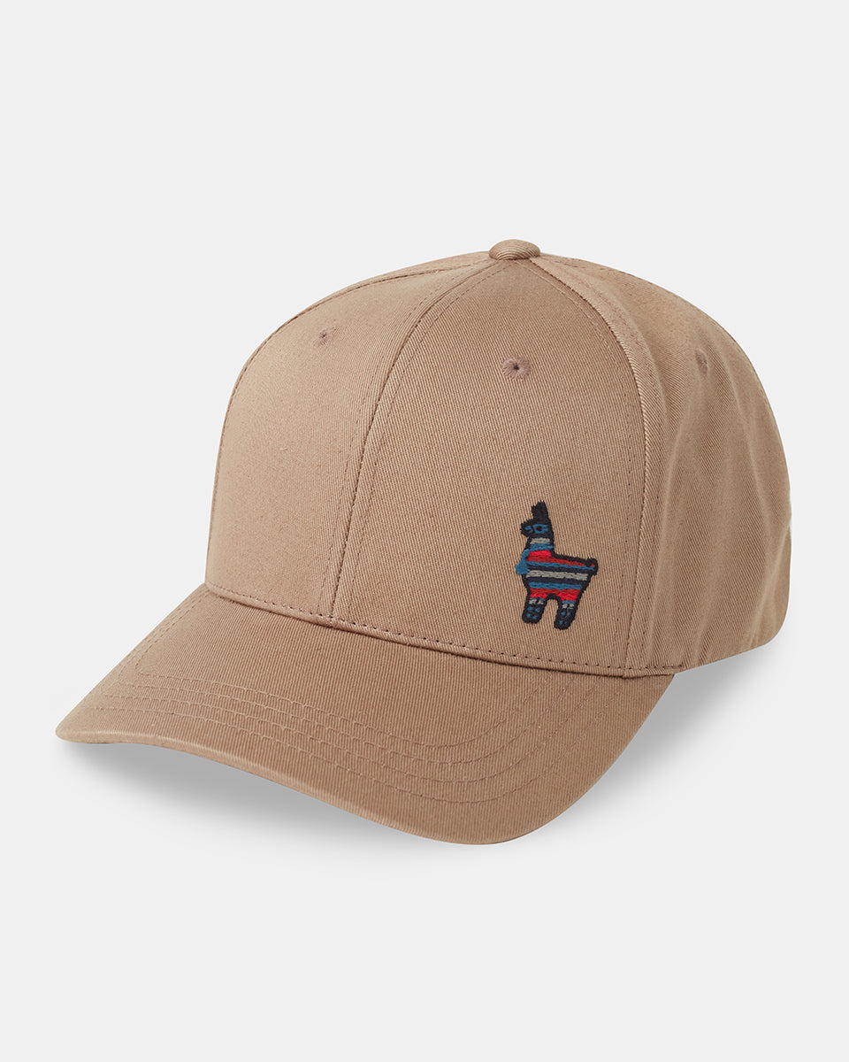 Tentree Peru Embroidered Llama Elevation Hat - Fossil