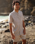 Tentree Men's Dundas Shirt - Clay Wide Pinstripe