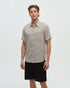 Tentree Men's Dundas Shirt - Clay Wide Pinstripe
