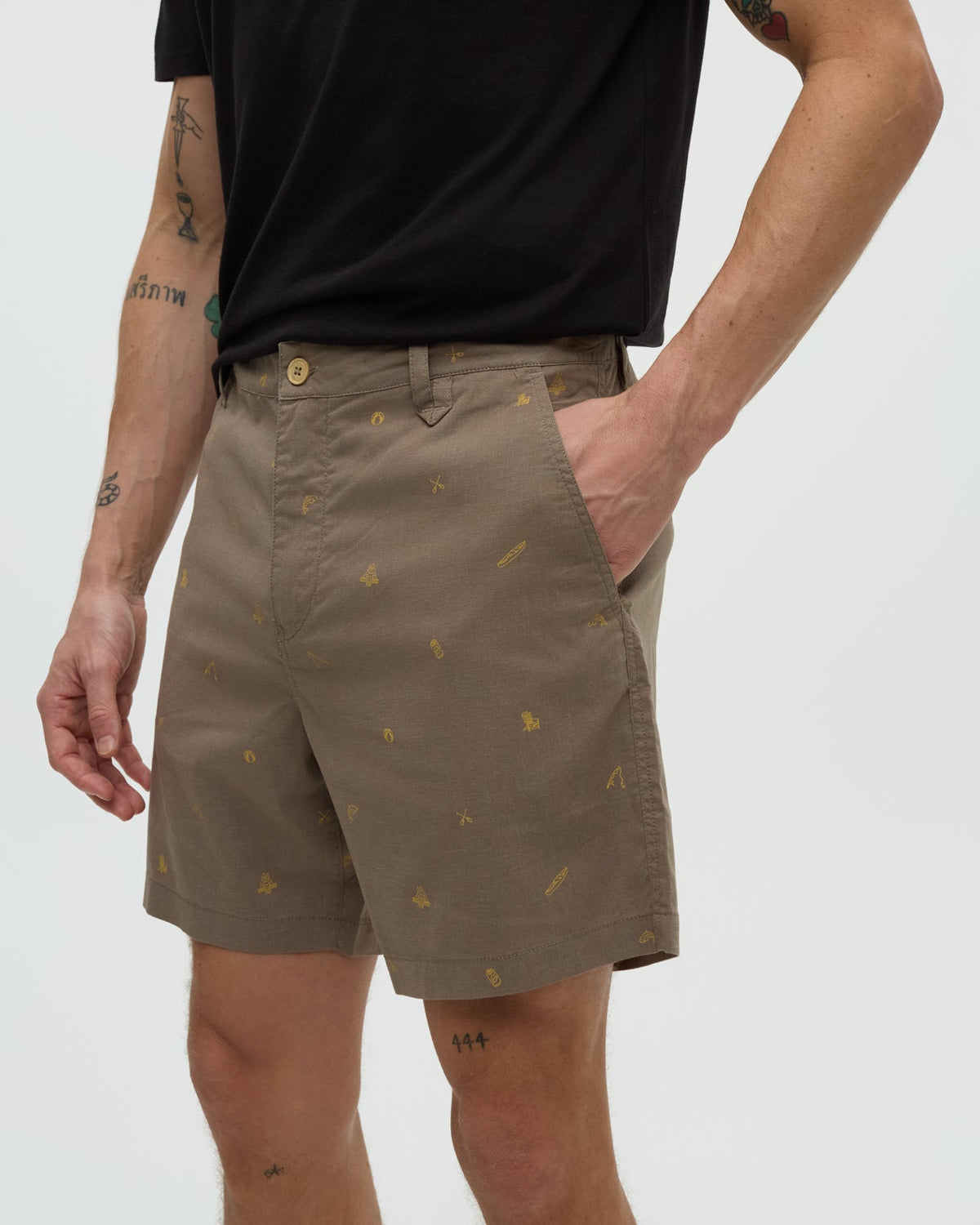 Tentree Men's Hemp Latitude 7" Short - Clay Lake Life