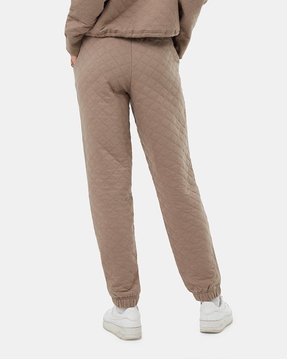 Tentree Women's Quilted Pant - Fossil