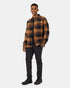 Tentree Men's Woodford Jacket - Camel Evergreen Plaid