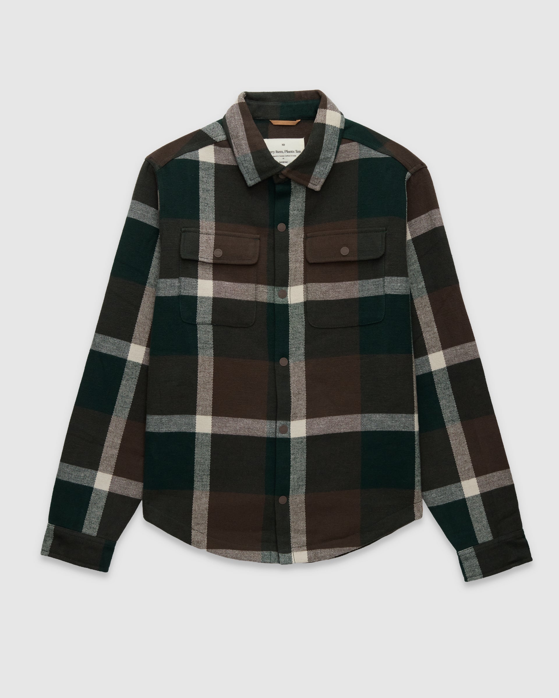 Tentree Men's Willingdon Jacket - Cedar Bark Cabin Plaid