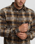 Tentree Men's Kapok Flannel Jacquard Colville - Hazelnut Field Jacquard